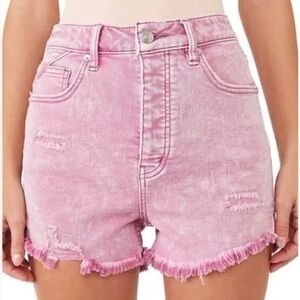 NWT We The Free lilac crvy curvy free people shorts vintage high rise 24 purple